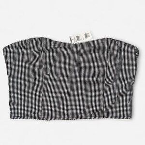 FULL TILT Gingham Women's Tube Top. Size Large. NWT